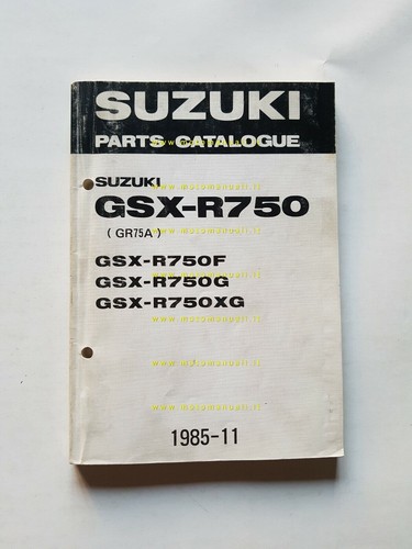 Suzuki gsx 750 g xg - suzuki, gsx-r