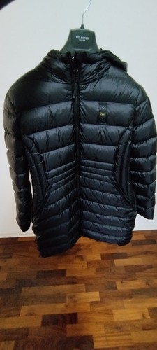 Piumino donna lungo blauer - lungo,