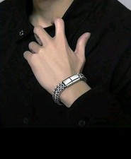 Bracciale uomo in acciaio inox