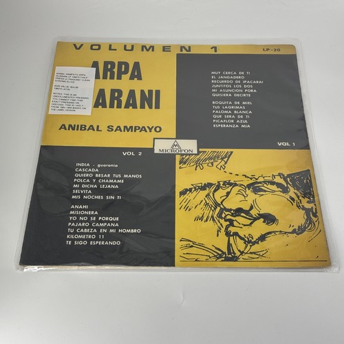 Anibal sampayo arpa guarani - sampayo, lp