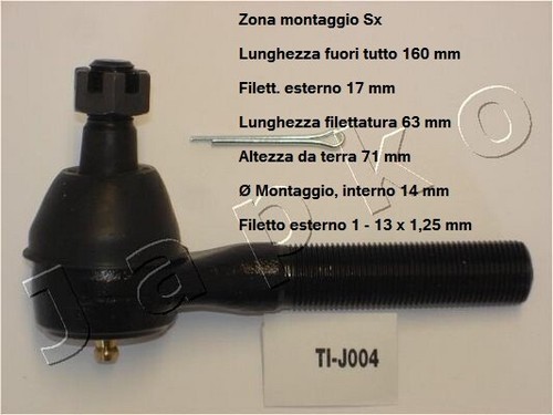 Testa barra accoppiamento - yy,