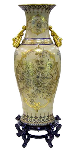 Vaso cinese tavolo terra - cinese,