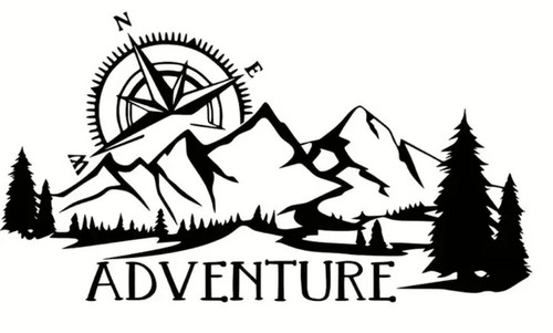 Adesivo grafico adventure - adesivo,