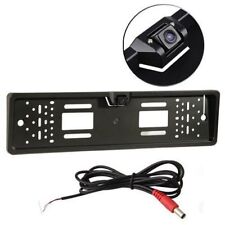 PORTATARGA CON TELECAMERA RETROMARCIA AUTO RETROCAMERA 4 LED 170 ° VISIONE NOTTE