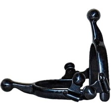 Del Bambino Ragazzi Western Acciaio Nero Humane Palla Taglio Principiante Spurs