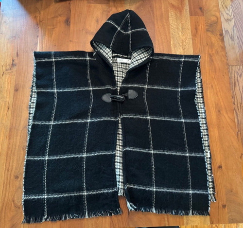 Poncho quadri zara bambino - poncho,