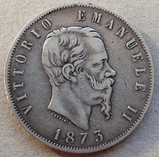 VITTORIO EMANUELE II - 5 Lire