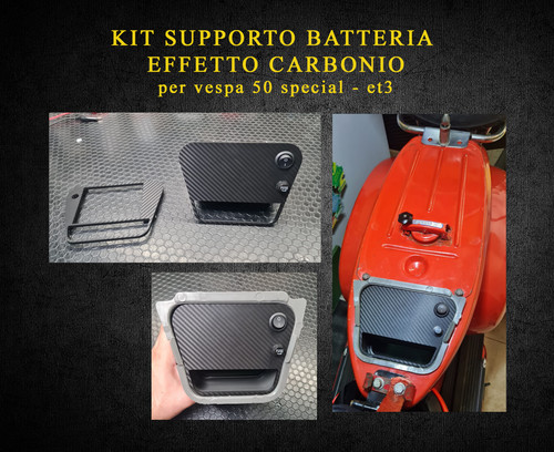 Kit supporto batteria 12v - kit,