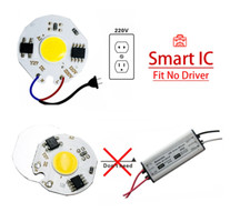 Modulo Led cob 10 watt 220 volt Epistar no alimentatore Bianco Caldo
