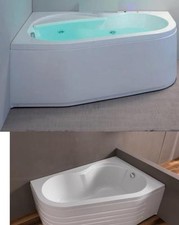VASCA ANGOLO 150X100 WAP TELAIO PANNELLO IDROMASSAGGIO WHIRLPOOL CROMOTERAPIA