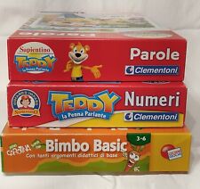 LOTTO DI 3 GIOCHI EDUCATIVI PER BAMBINI DAI 3 AI 6 ANNI - Clementoni e Lisciani