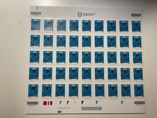 2025 Foglio Intero Francobolli SSC Napoli Campione d'Italia Calcio 2024/2025