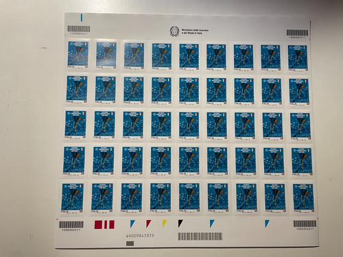 2025 foglio intero francobolli - foglio,