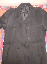 Cappotto Uomo Nero Doppiopetto