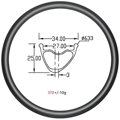 Cerchio mtb carbonio - cerchio,