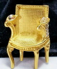 Sedia vintage oro Karl