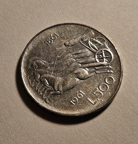 500 lire centenario - lire, 1961