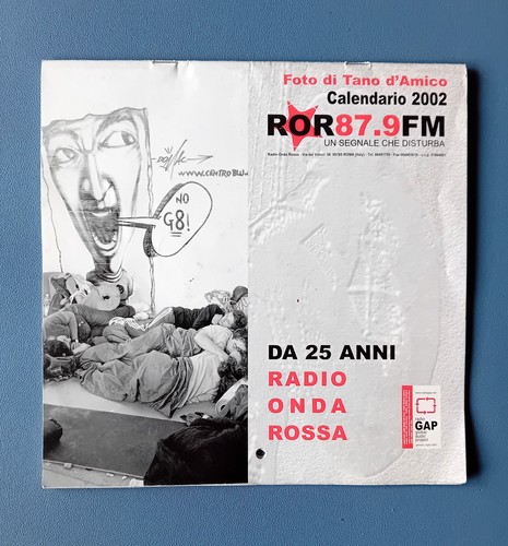 Calendario 2002 radio onda - calendario,