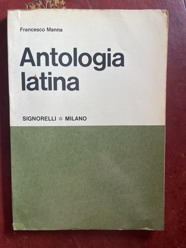 Antologia latina francesco - antologia, –