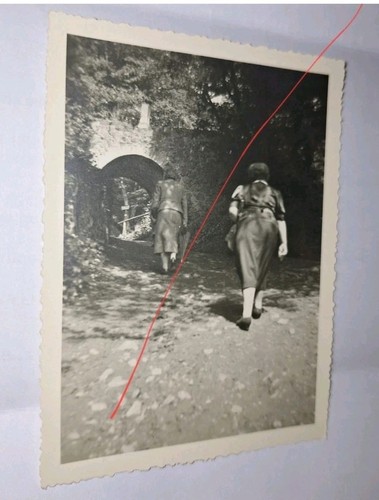 Vecchia foto donna vista