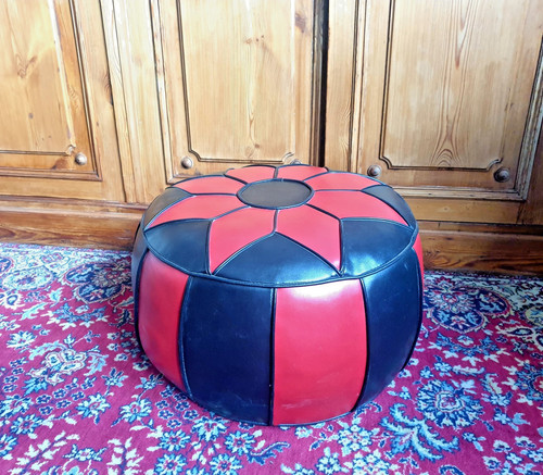 Pouf sgabello vintage anni - anni, 70