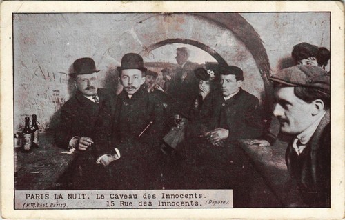 Cpa paris caveau des - caveau,