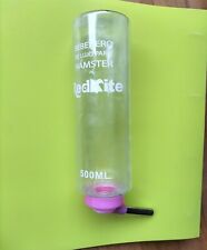 Abbeveratoio con Sfera 500mL Conigli Criceti Acqua Roditori Biberon REDKITE Rosa