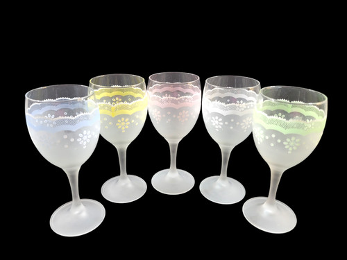 Set bicchieri vino kamei - bicchieri,