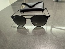 Ray Ban RB3546 186/9A Nero lucido 49-20-140 lenti polarizzate - Usato come nuovo