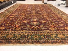 Tappeto Area Bijare Rettangolare Annodato A Mano Filato A Mano Lana Ghazni Tappeto Casa (12x18)'