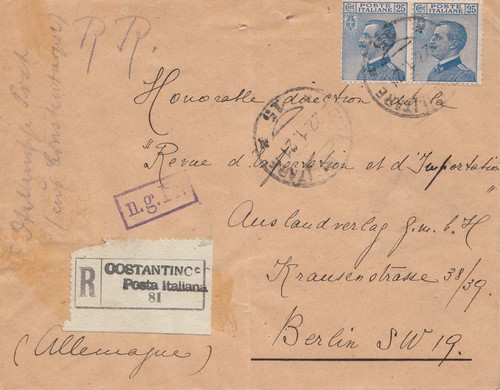 Italia 1921 oostantinc per - oostantinc,