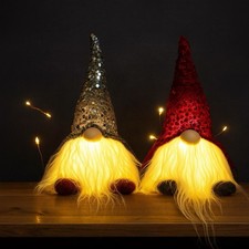 Gnomo di Natale illuminato