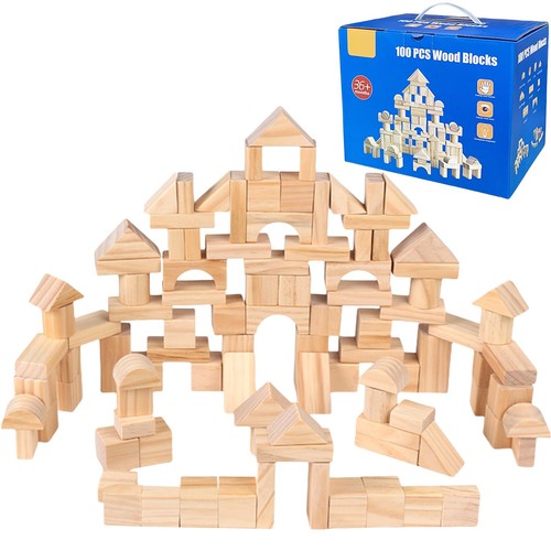 100 pezzi blocchi costruzioni - blocchi,