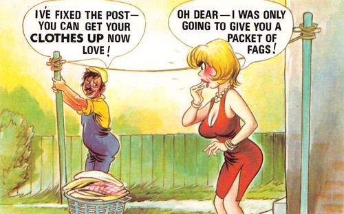 Cartolina bamforth comic - cartolina,