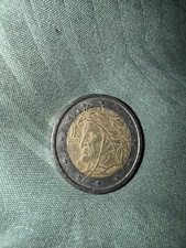 Moneta euro di dante - moneta,