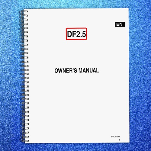 Suzuki df25 outboard - df25, owners