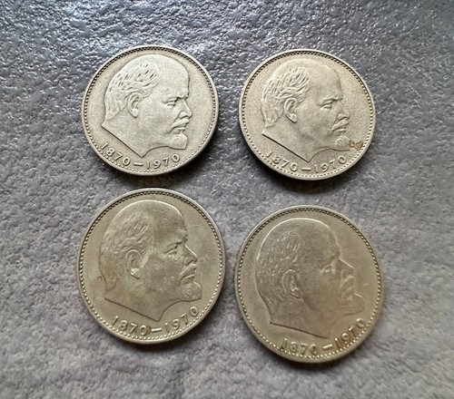 Urss rublo 1970 lenin monete - 1,