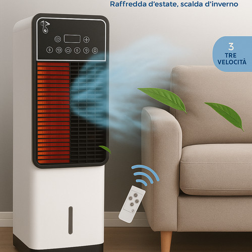 Stufa elettrica portatile 3in1 - stufa,
