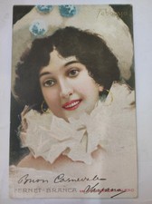 Cartolina D'epoca Pubblicitaria Illustrata ? Fernet Branca