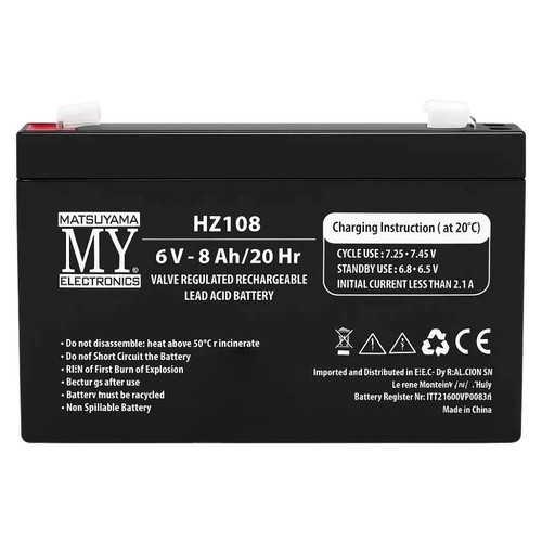 Matsuyama hz108 batteria - hz108,