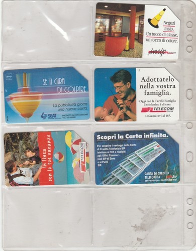 Varie carte telefoniche sip - carte,