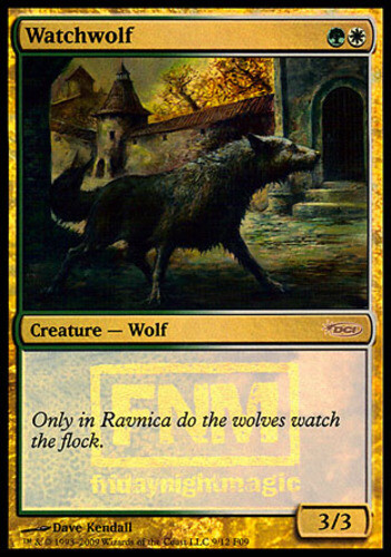 Mtg watchwolf foil - 4x,