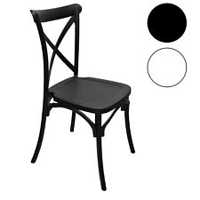 Sedia in Resina per Interni Esterni Giardino Bar Bistrot Terrazzo 50x43x90h cm