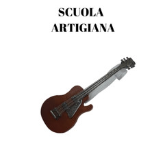 Strumenti Musicali Miniature (Collezione ),Radica/Argento 144, Scuola Artigiana