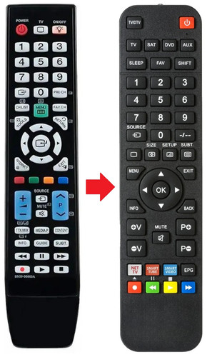 Telecomando adatto per samsung - per,