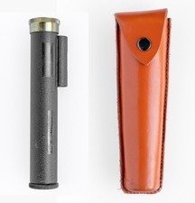 CANNOCCHIALE DA PUNTAMENTO VINTAGE KUKER RANKEN SURVEYOR LIVELLA A MANO CON CUSTODIA IN PELLE. IMMACOLATA!