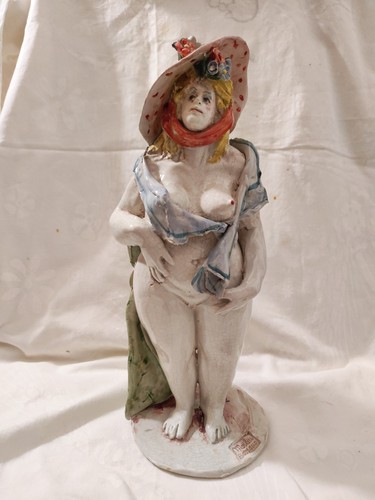 Statua ceramica firmata - statua, in