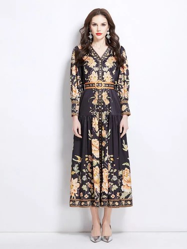 Abito donna elegante lungo - abito,