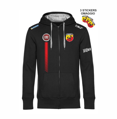 Felpa zip cappuccio - zip, fiat