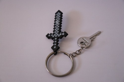 Minecraft sword keychain-